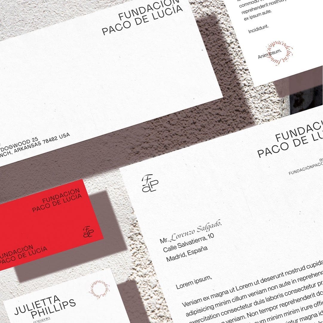 FUNDACIÓN PACO DE LUCÍA brand identity concept