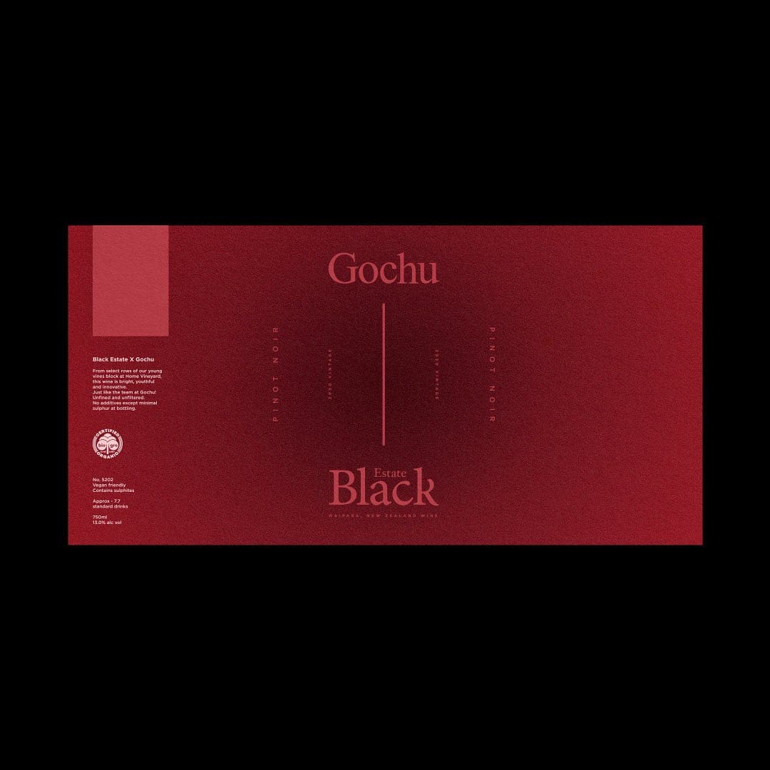 Gochu x Black Estate branding
