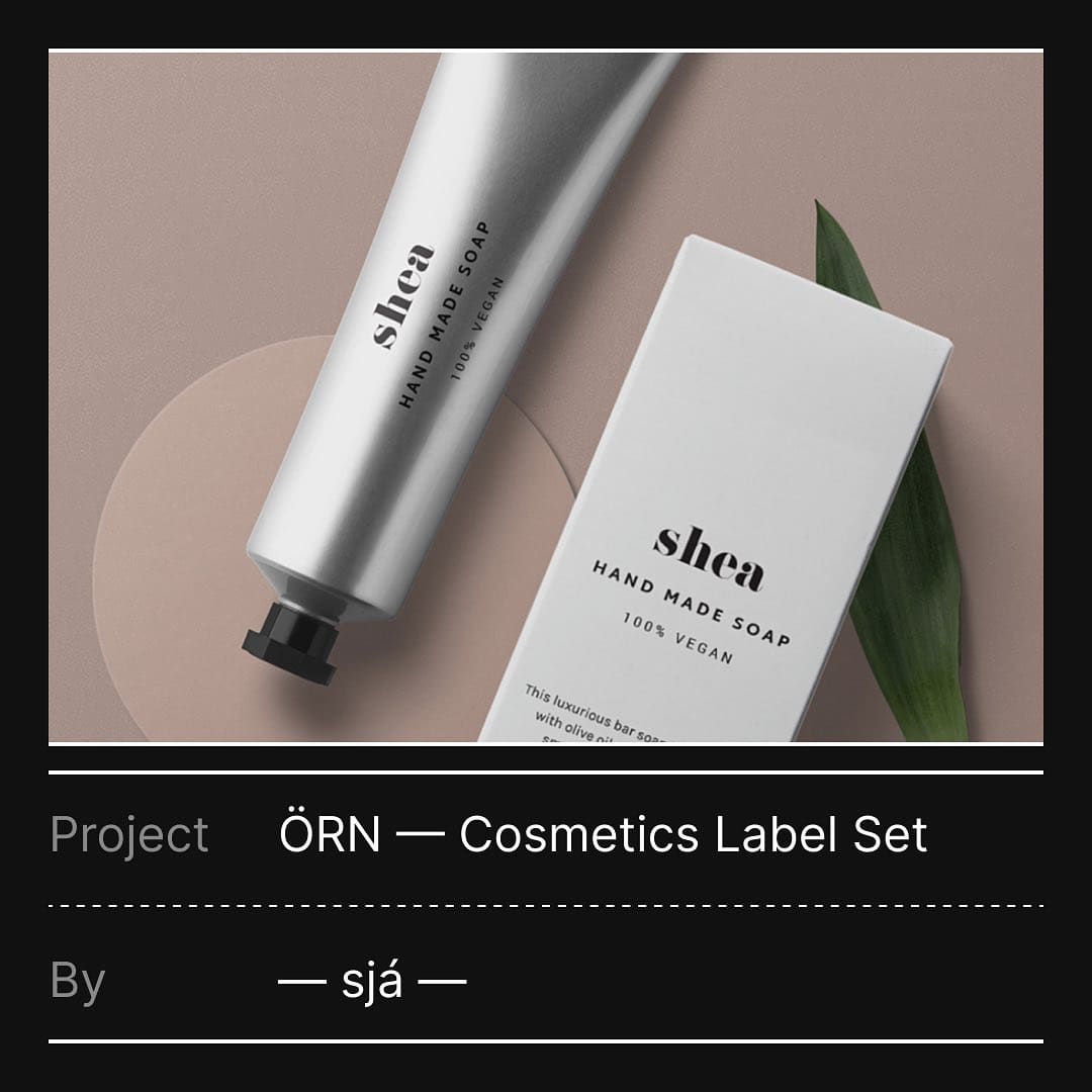 ÖRN — Cosmetics Label Set