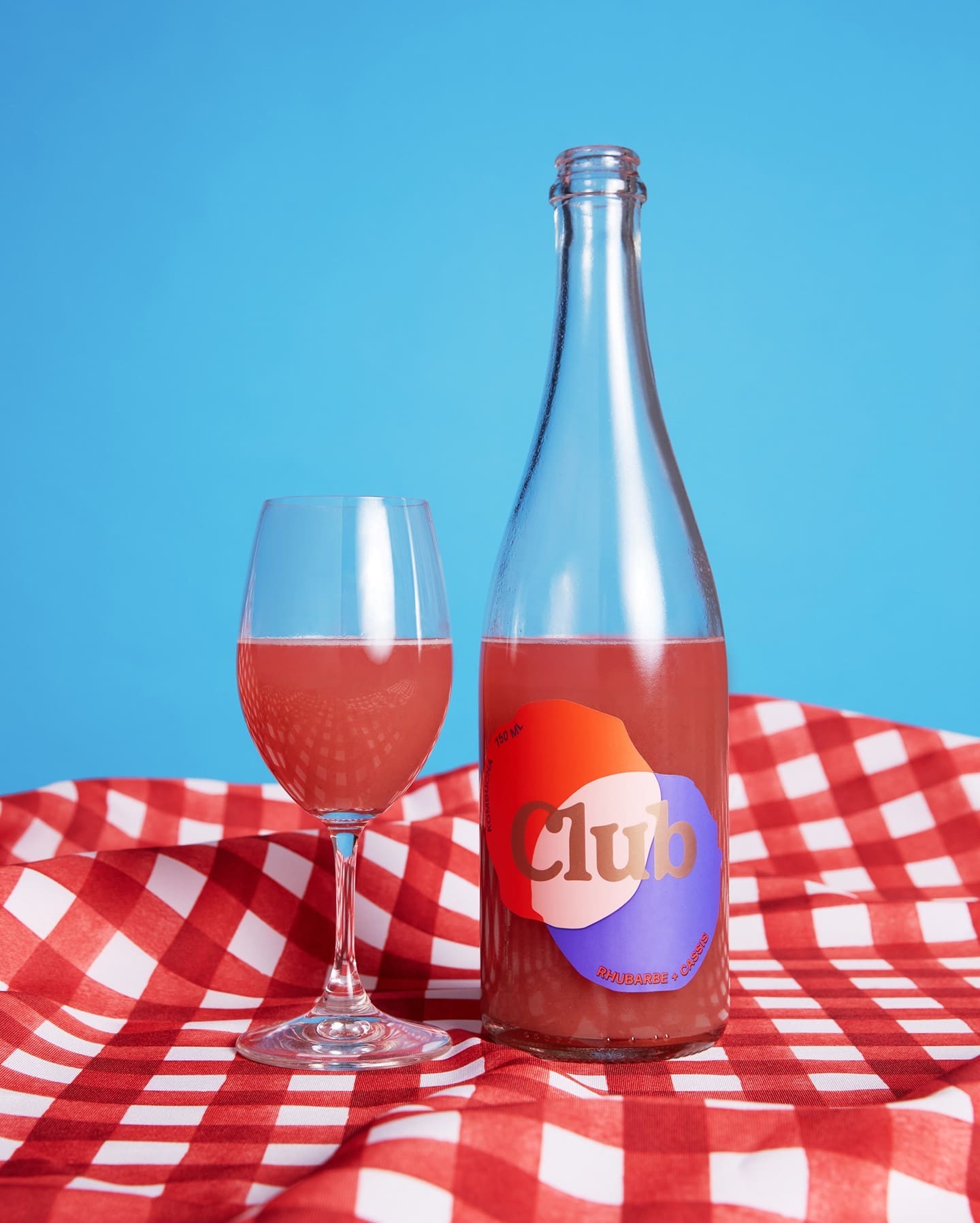 Packaging design for Club Kombucha