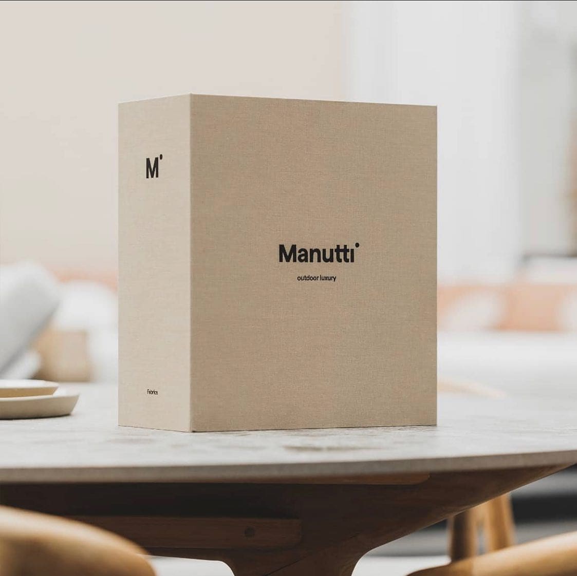 Brand identity for outdoor luxury company Manutti (@manutti_official). Design