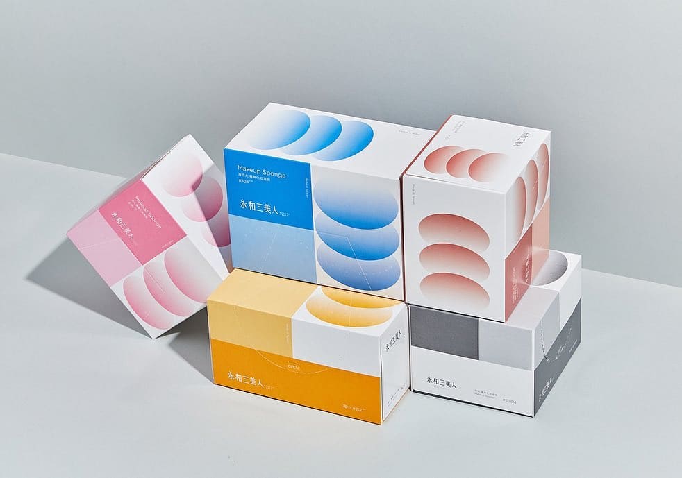 Makeup Sponge Packaging 永和三美人 包裝形象規劃