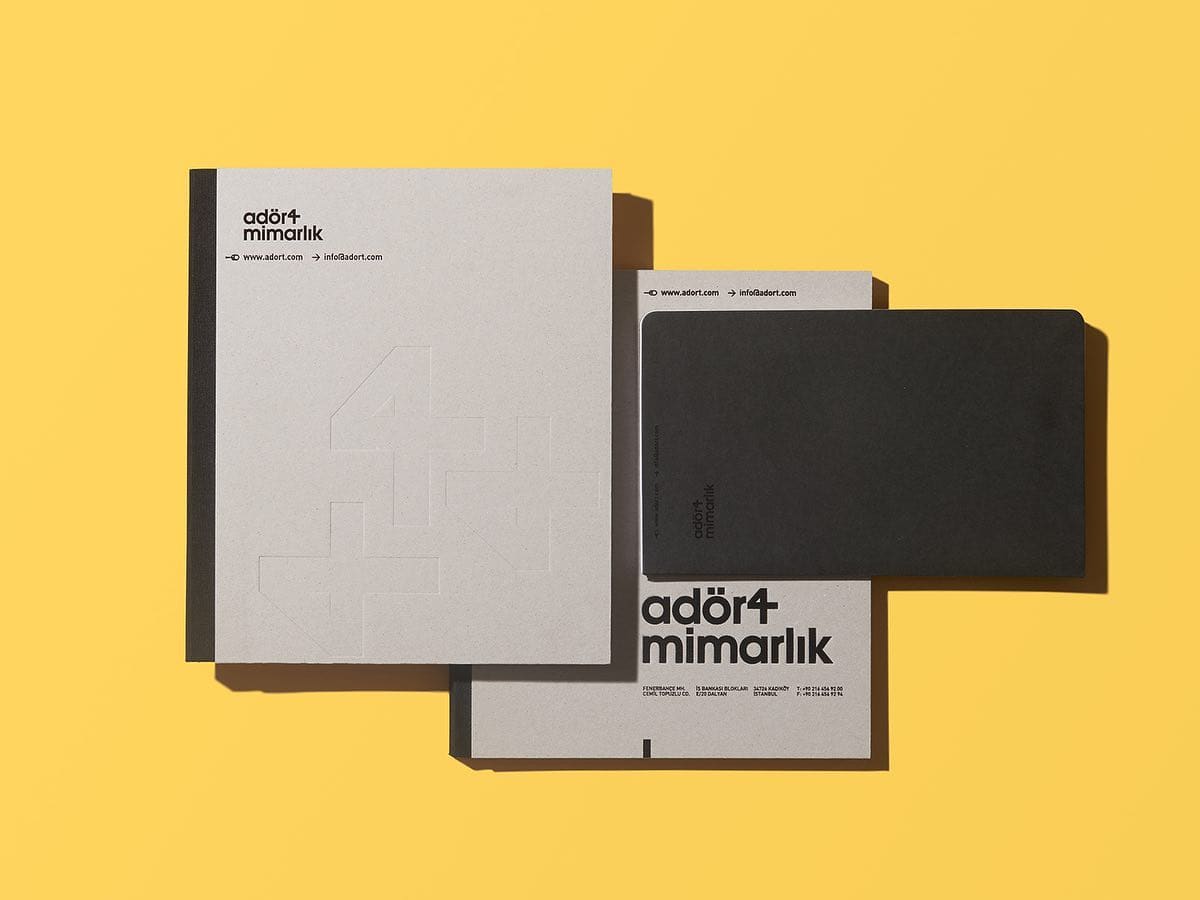 A4 Architecture – Brand Identity & Catalogue