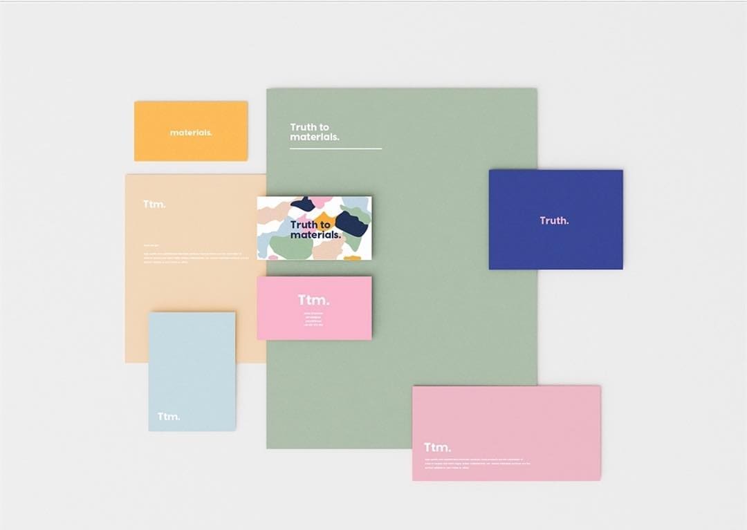 Truth To Materials brand identity