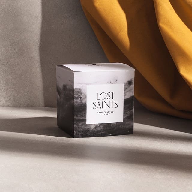 LOST SAINTS - Handcrafted candles. @lostsaints brand identity