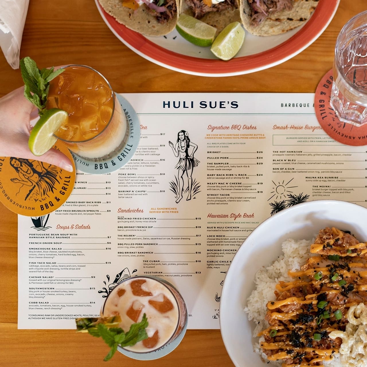 Huli Sue's BBQ + Grill Restaurant Branding