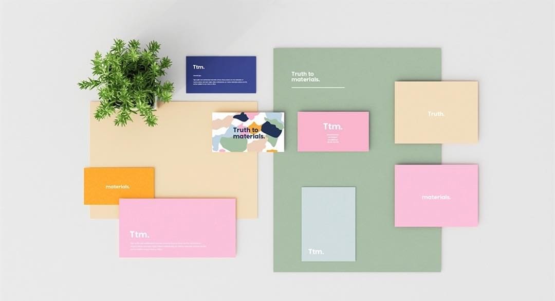 Truth To Materials brand identity