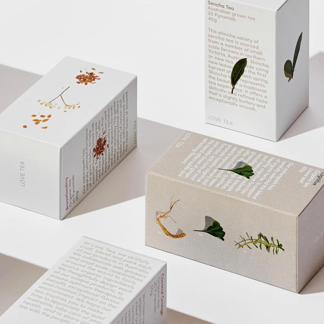 Love Tea brand identity