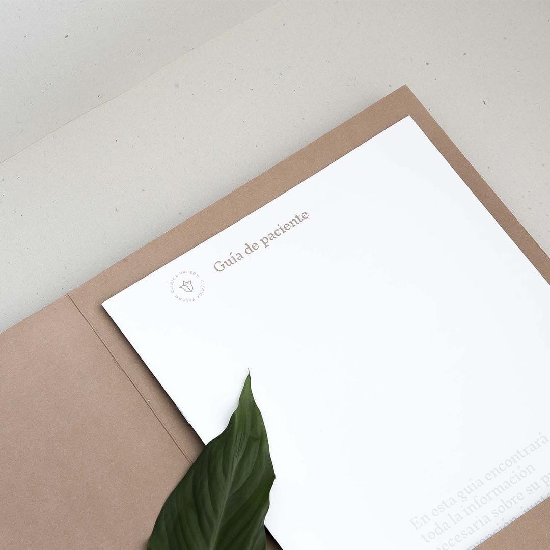 Clinica Valero brand identity