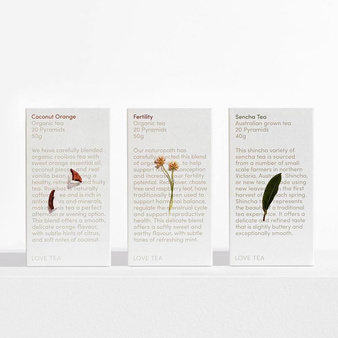 Love Tea brand identity