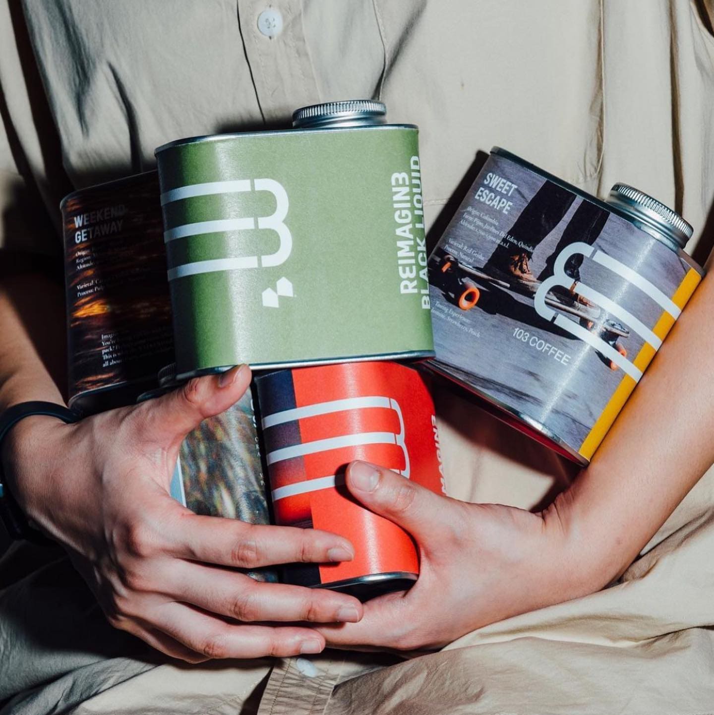 Identity and packaging design for @103coffee_official