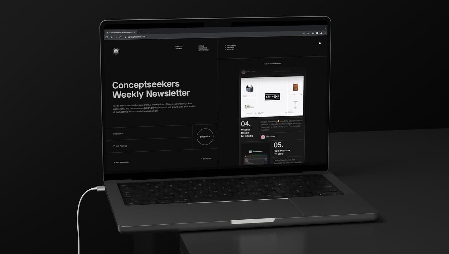 @conceptseeker curates 5 timeless concepts, ideas, inspirations, and resources f