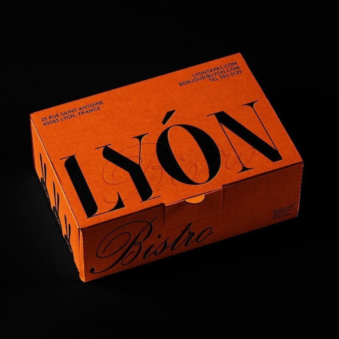 Identity design for LYÓN, 🍷 wine and tapas bistro.