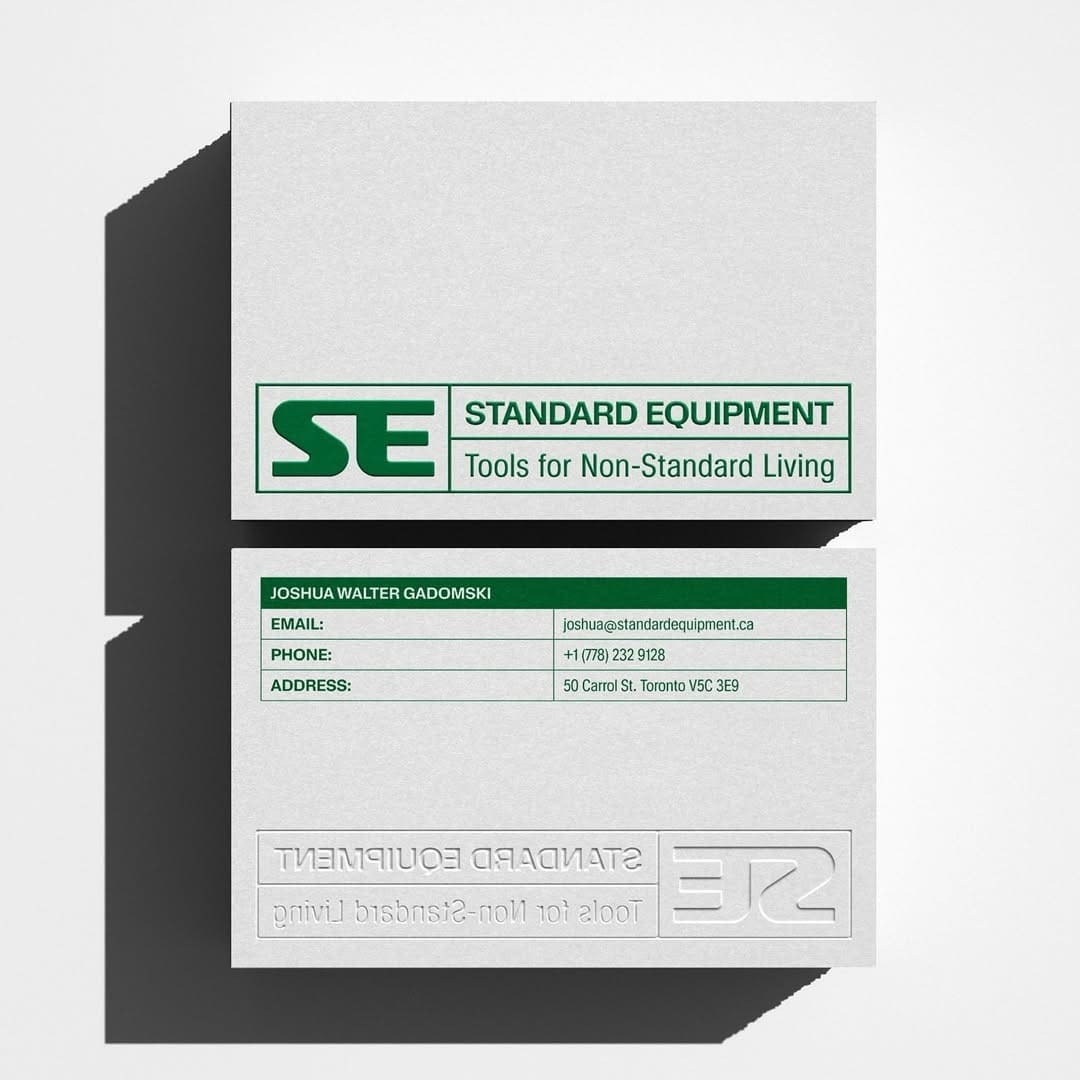 Identity design for @standardequipment