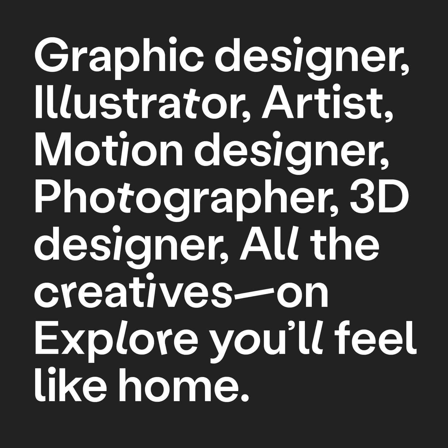 Explore (@explore_fam) is a brand new platform for creatives. A place where you 
