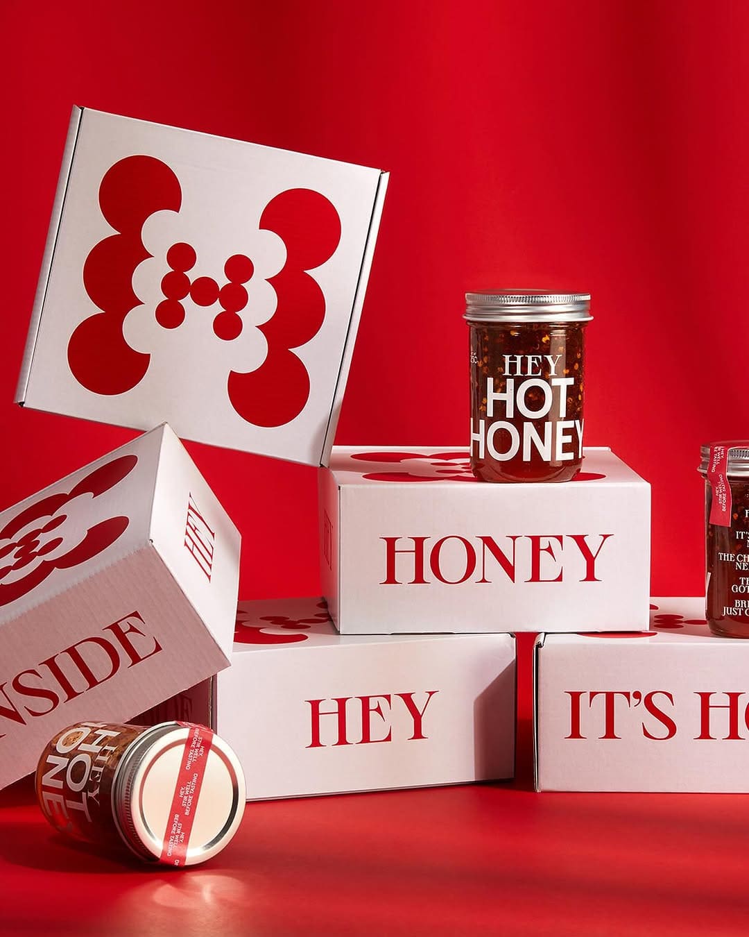 Hey Hot Honey! visual identity & packaging design