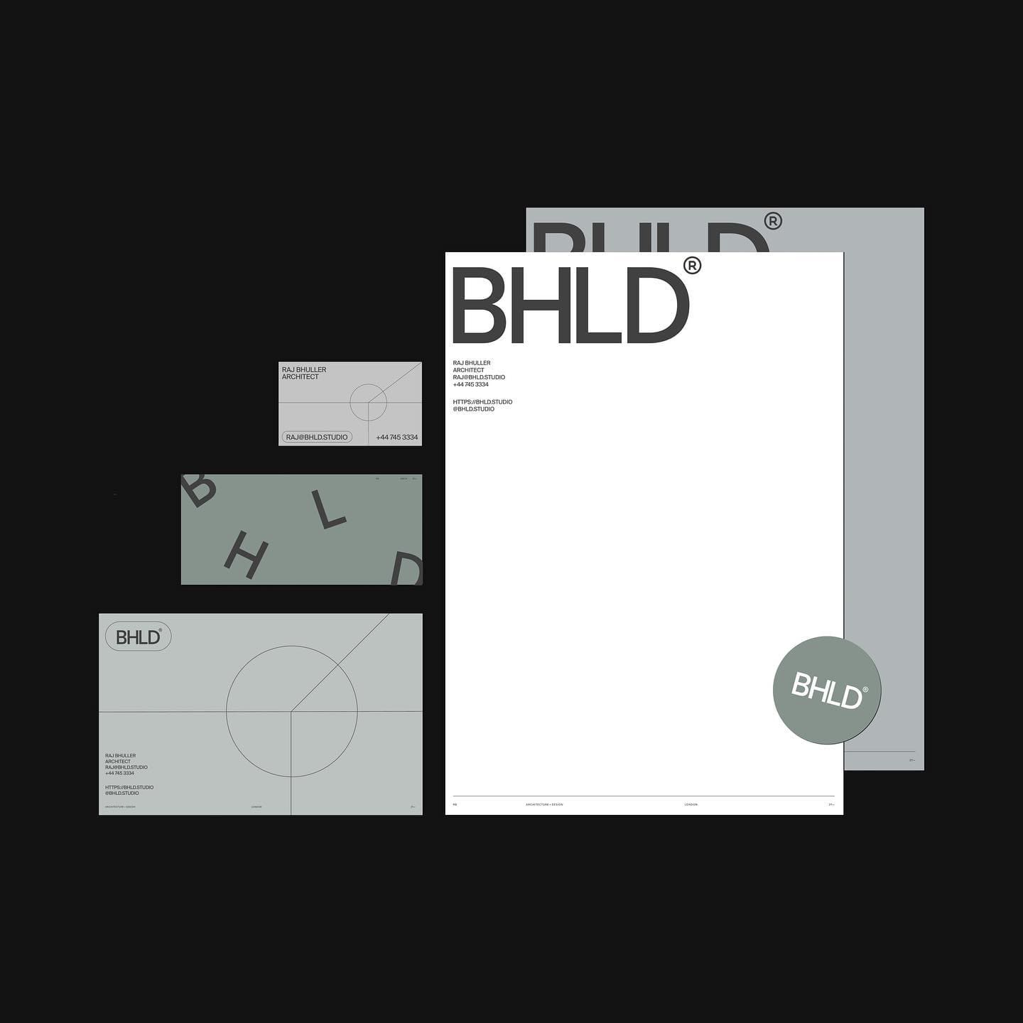 BHLD @ijpowell ⁠⁠
⁠⁠
"London-based architect Raj Bhuller needed a full brand + v