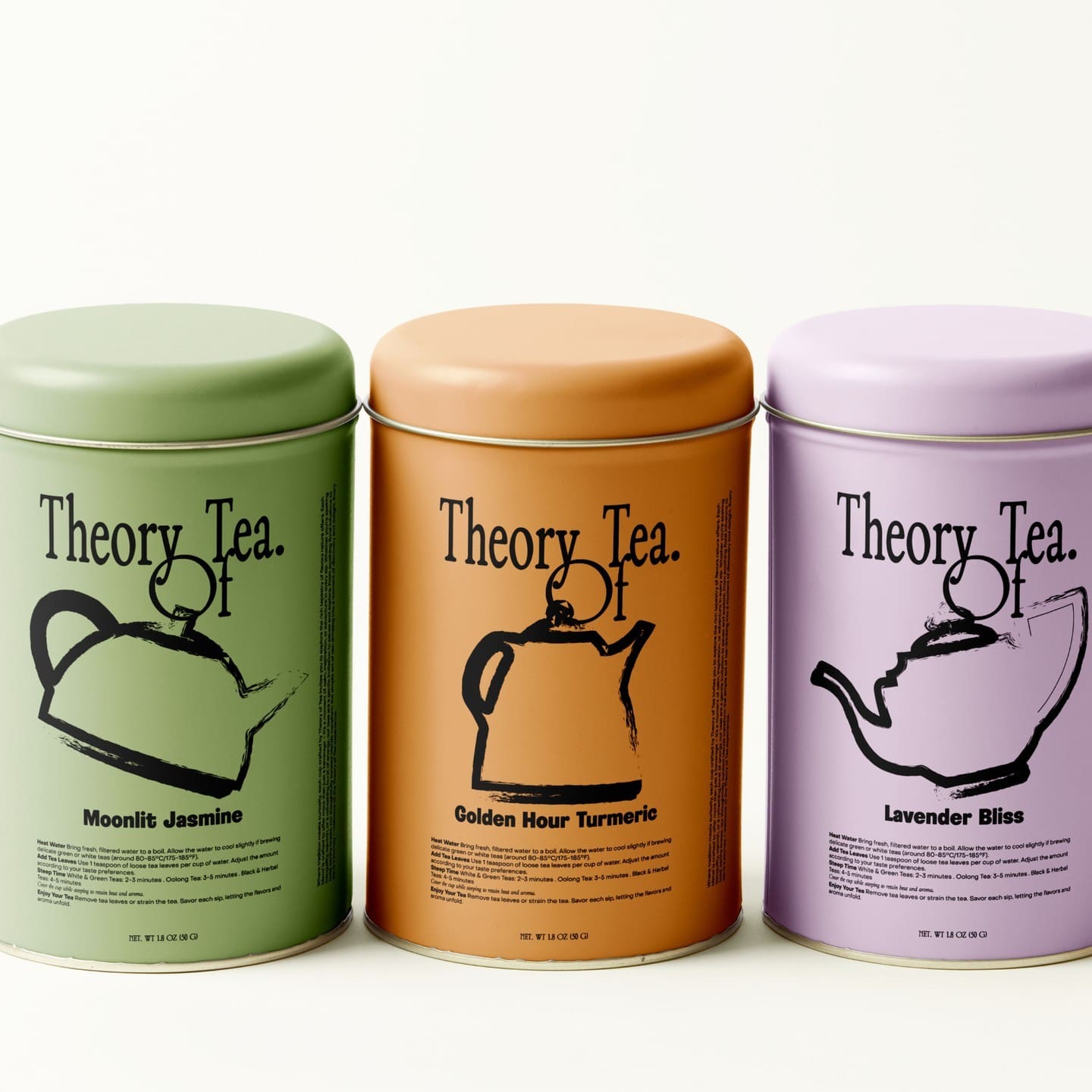 Meet Theory of Tea brand⁠
⁠
Brewed to bloom within! ⁠
Concept