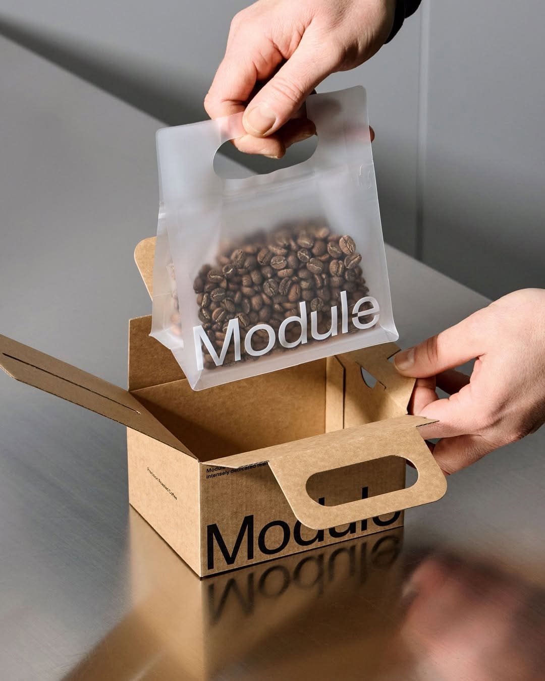 @module.roast's packaging design