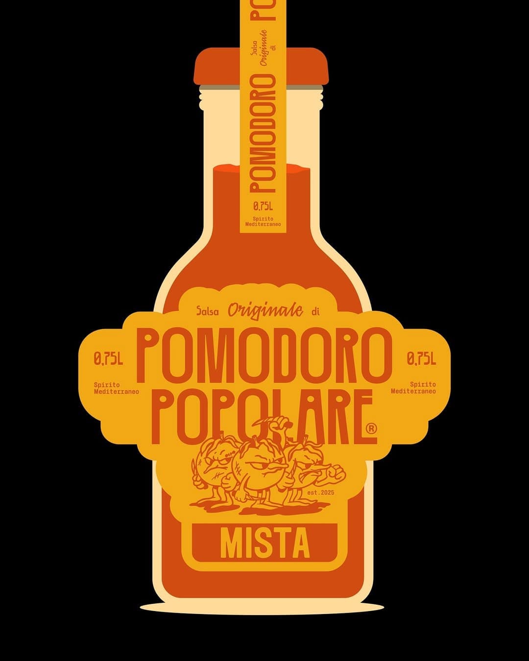 Identity for Pomodoro Popolare